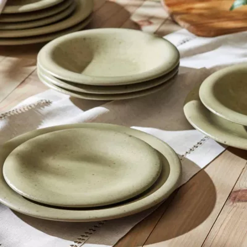 Stone + Lain Aro 12-pc. Stoneware Dinnerware Set