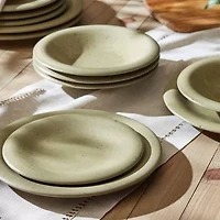 Stone + Lain Aro 12-pc. Stoneware Dinnerware Set