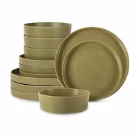 Stone by Mercer Project Modan 12-pc. Stoneware Dinnerware Set