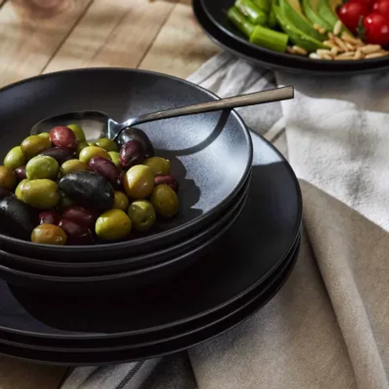 Stone + Lain Semplice 24-pc. Stoneware Dinnerware Set
