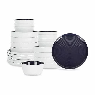 Stone + Lain Elica 24-pc. Stoneware Dinnerware Set