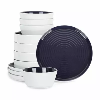 Stone + Lain Elica -pc. Stoneware Dinnerware Set