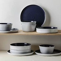 Stone + Lain Elica -pc. Stoneware Dinnerware Set
