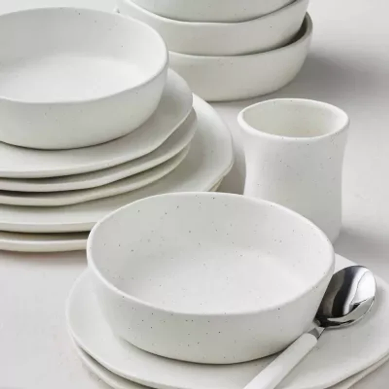 Stone by Mercer Project Hekonda -pc. Stoneware Dinnerware Set
