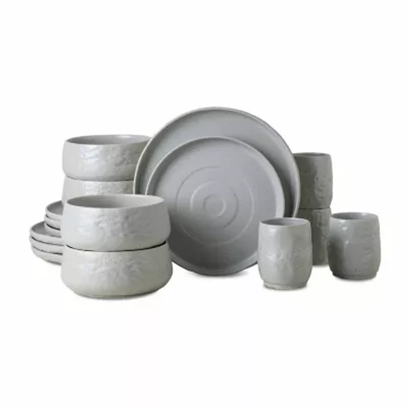 Stone by Mercer Project Shosai 16-pc. Stoneware Dinnerware Set