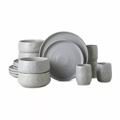 Stone by Mercer Project Shosai 16-pc. Stoneware Dinnerware Set