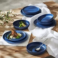Stone + Lain Macchio 24-pc. Stoneware Dinnerware Set