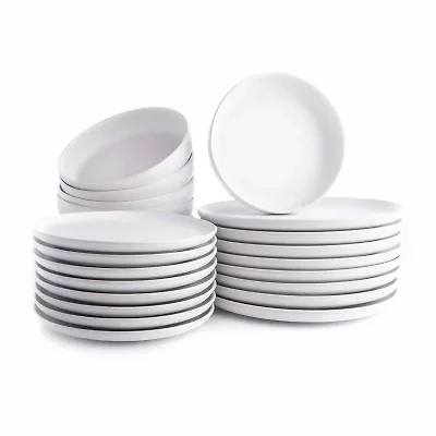 Stone + Lain Macchio 24-pc. Stoneware Dinnerware Set