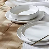 Stone + Lain Macchio 24-pc. Stoneware Dinnerware Set