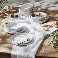 Stone + Lain Macchio 24-pc. Stoneware Dinnerware Set