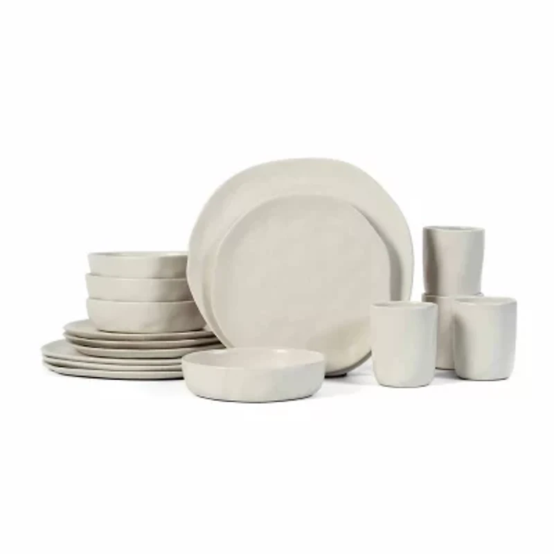 Stone by Mercer Project Hekonda 16-pc. Stoneware Dinnerware Set
