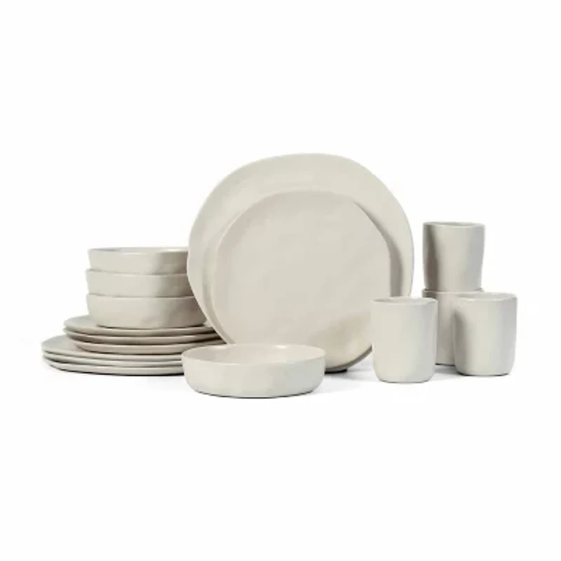 Stone by Mercer Project Hekonda 32-pc. Stoneware Dinnerware Set