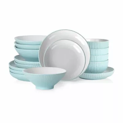 Christian Siriano New York Lustra -pc. Stoneware Dinnerware Set