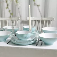 Christian Siriano New York Lustra -pc. Stoneware Dinnerware Set