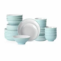 Christian Siriano New York Lustra -pc. Stoneware Dinnerware Set