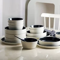 Stone + Lain Elica 24-pc. Stoneware Dinnerware Set
