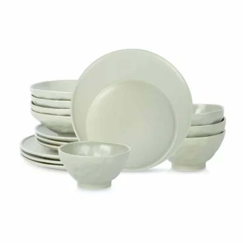 Stone by Mercer Project Nendo 16-pc. Stoneware Dinnerware Set