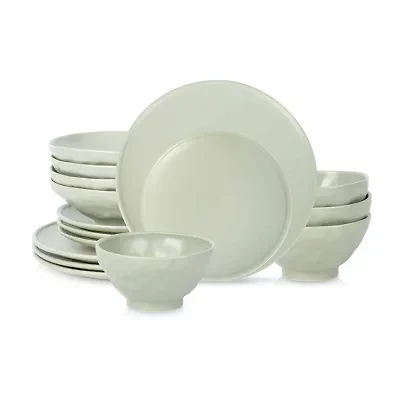 Stone by Mercer Project Nendo 16-pc. Stoneware Dinnerware Set