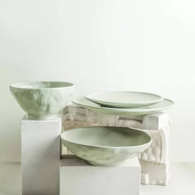 Stone by Mercer Project Nendo 16-pc. Stoneware Dinnerware Set