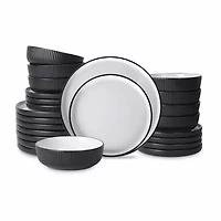 Christian Siriano New York Laro Set Of 24-pc. Stoneware Dinnerware Set