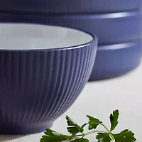 Christian Siriano New York Larosso 24-pc. Stoneware Dinnerware Set