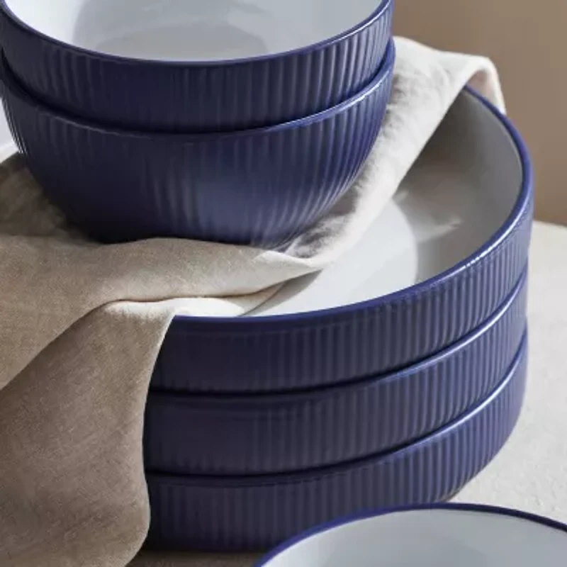 Christian Siriano New York Larosso 24-pc. Stoneware Dinnerware Set