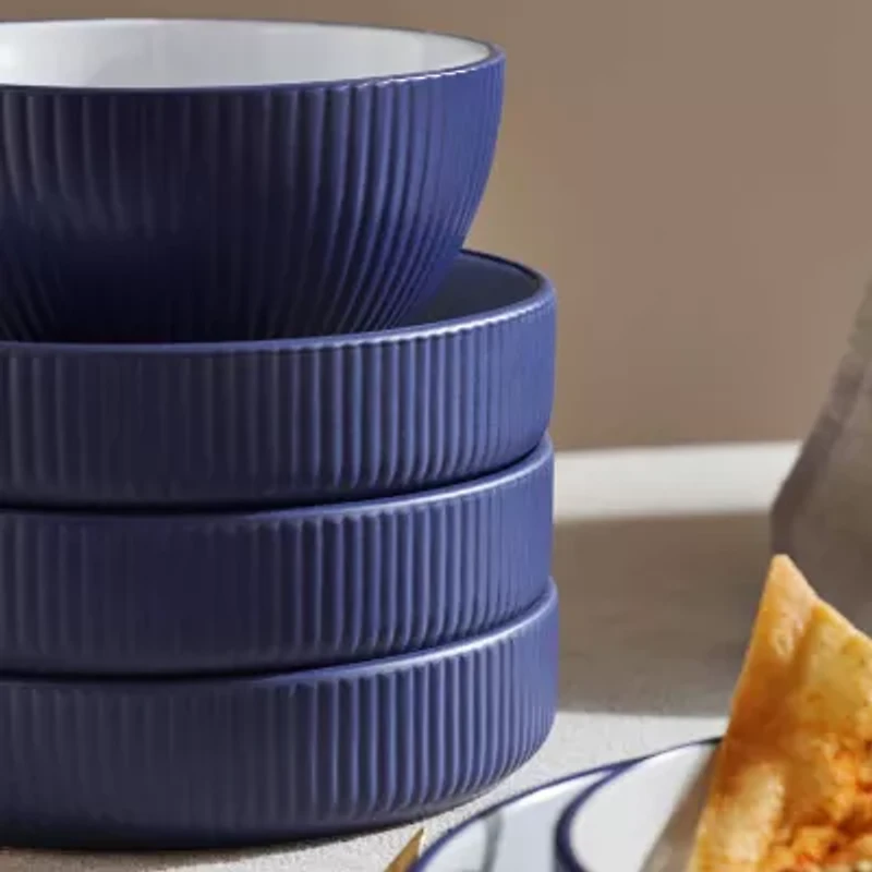 Christian Siriano New York Larosso 24-pc. Stoneware Dinnerware Set