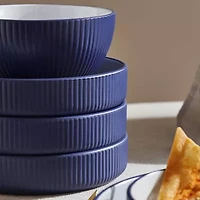 Christian Siriano New York Larosso 24-pc. Stoneware Dinnerware Set