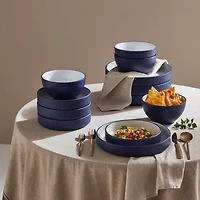 Christian Siriano New York Larosso 24-pc. Stoneware Dinnerware Set