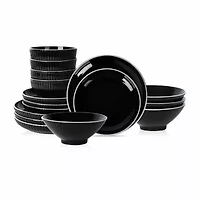 Christian Siriano New York Lustra 16-pc. Stoneware Dinnerware Set