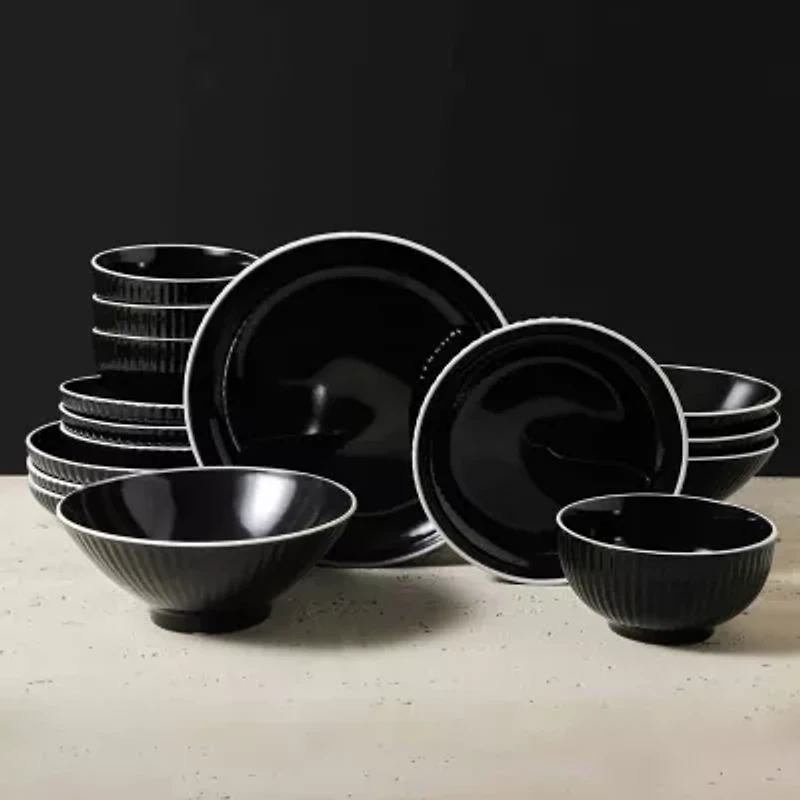 Christian Siriano New York Lustra 16-pc. Stoneware Dinnerware Set