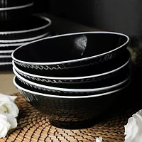 Christian Siriano New York Lustra 16-pc. Stoneware Dinnerware Set