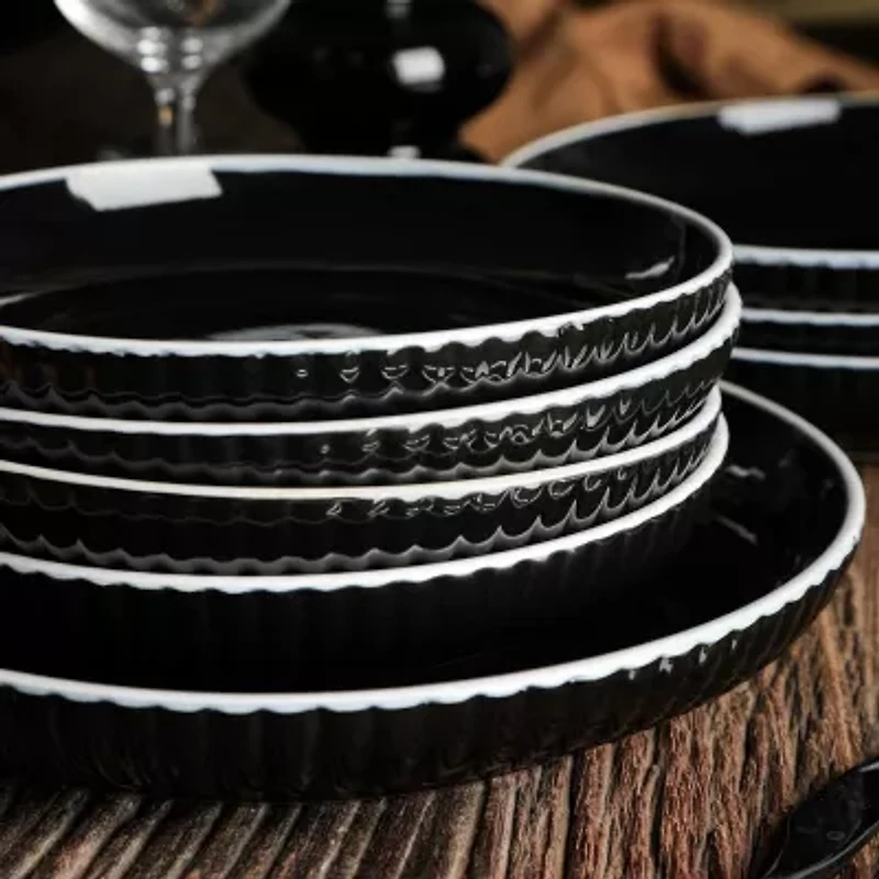 Christian Siriano New York Lustra 16-pc. Stoneware Dinnerware Set
