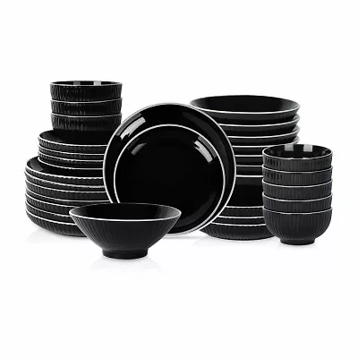 Christian Siriano New York Lustra 32-pc. Stoneware Dinnerware Set