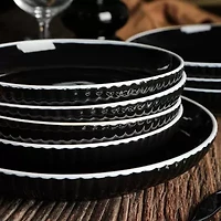 Christian Siriano New York Lustra 32-pc. Stoneware Dinnerware Set