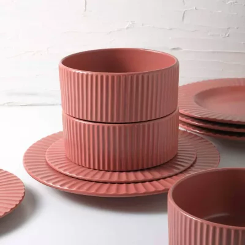Christian Siriano New York Lusso32-pc. Stoneware Dinnerware Set