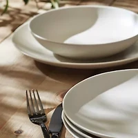Stone + Lain Semplice 24-pc. Stoneware Dinnerware Set