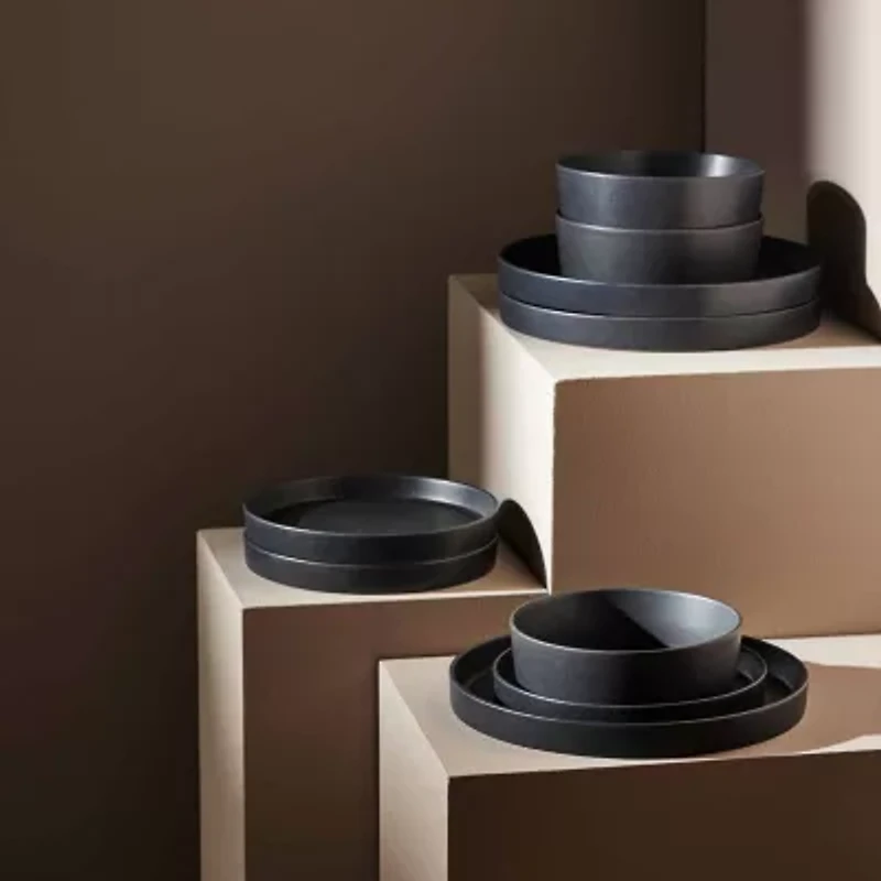 Stone by Mercer Project Modan 12-pc. Stoneware Dinnerware Set