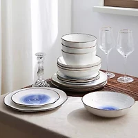Christian Siriano New York Luna 16-pc. Stoneware Dinnerware Set