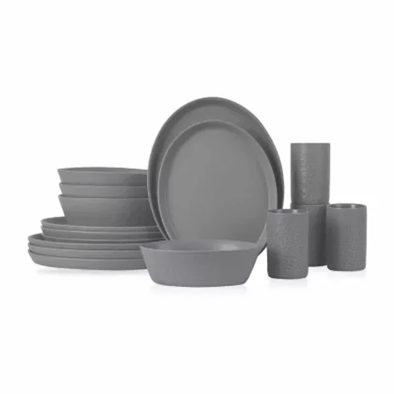 Stone by Mercer Project Katachi -pc. Stoneware Dinnerware Set