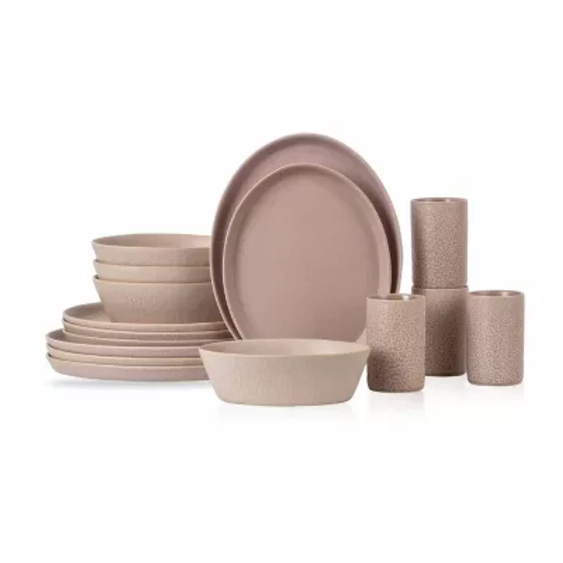 Stone by Mercer Project Katachi 16-pc. Stoneware Dinnerware Set