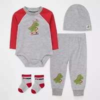 Baby Essentials Valentines Day Boys 4-pc. Pant Set