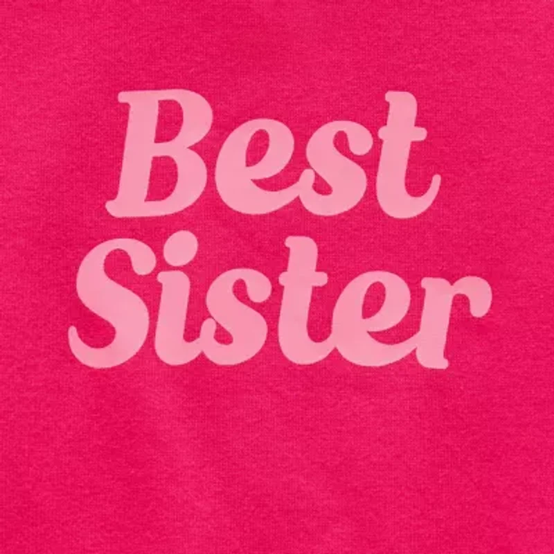 Okie Dokie Toddler & Little Girls Crew Neck Fleece Long Sleeve Sweatshirt