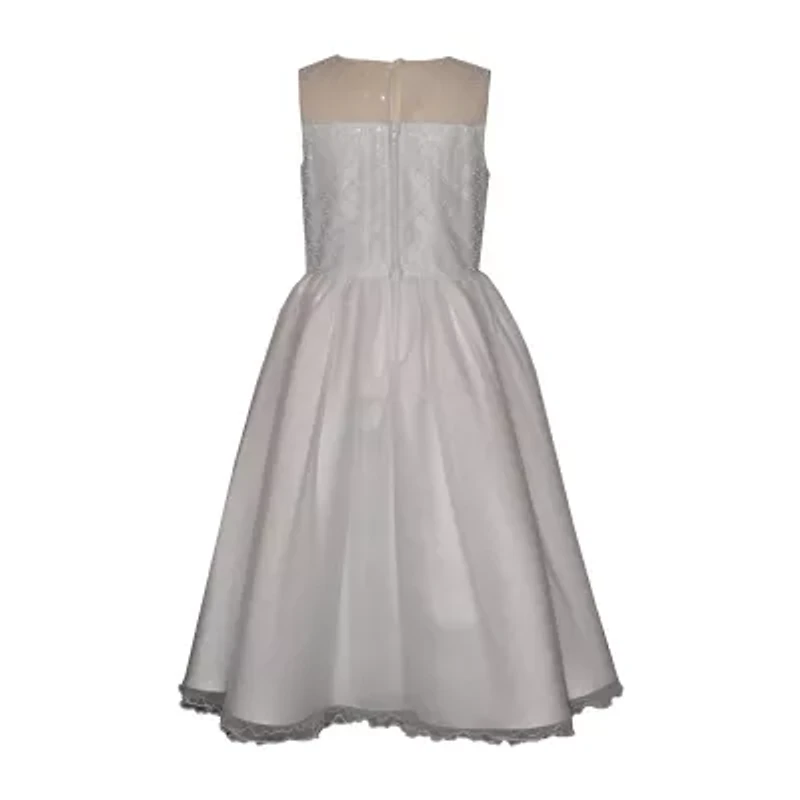 Bonnie Jean Little & Big Kid Girls Sleeveless Flower Girl Fit + Flare Dress