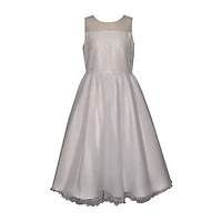 Bonnie Jean Little & Big Kid Girls Sleeveless Flower Girl Fit + Flare Dress