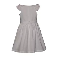 Bonnie Jean Little & Big Kid Girls Short Sleeve Ruffled A-Line Dress