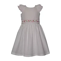 Bonnie Jean Little & Big Kid Girls Short Sleeve Ruffled A-Line Dress