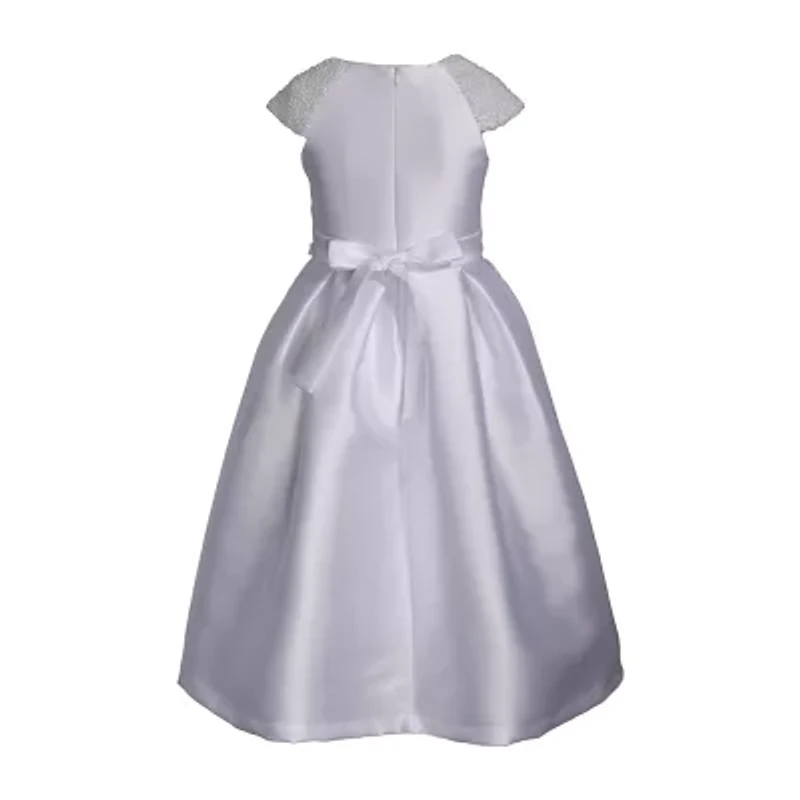 Bonnie Jean Little & Big Kid Girls Short Sleeve Cap Fit + Flare Dress