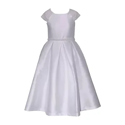 Bonnie Jean Little & Big Kid Girls Short Sleeve Cap Fit + Flare Dress