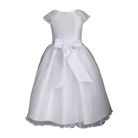 Bonnie Jean Little & Big Kid Girls Short Sleeve Cap Fit + Flare Dress